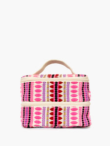 Zayla Dual Zip Cosmetic Bag