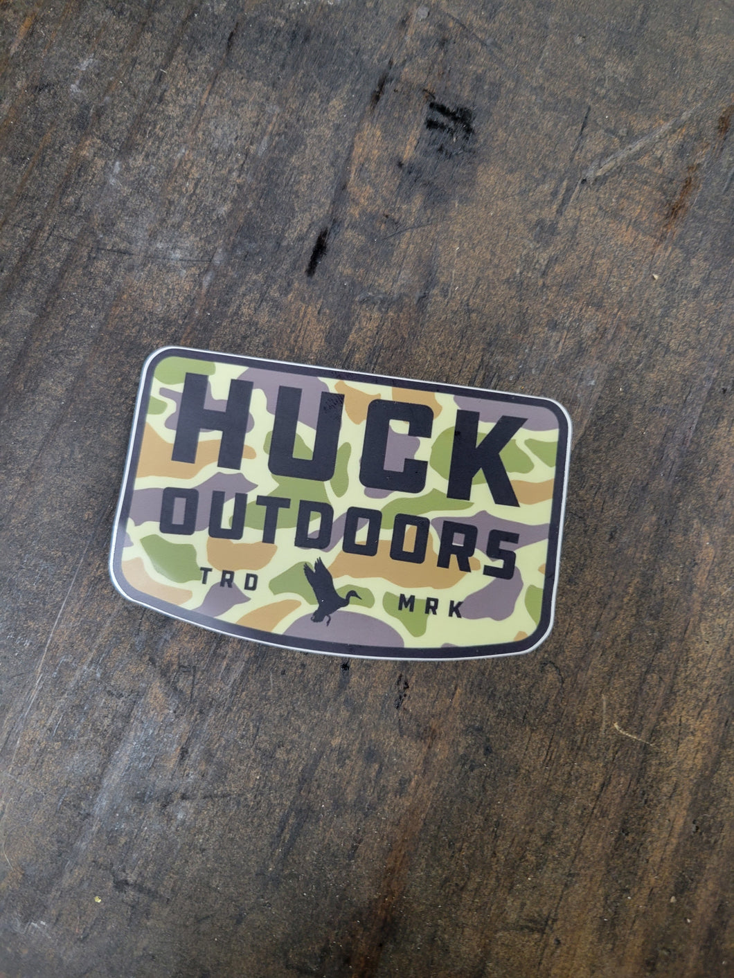 Huck Outdoors Camo Sticker