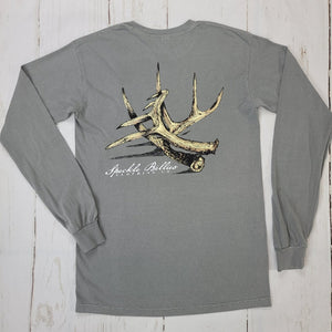 Long Sleeve Deer Antler T Shirt