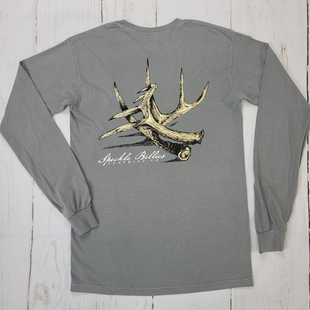 Long Sleeve Deer Antler T Shirt