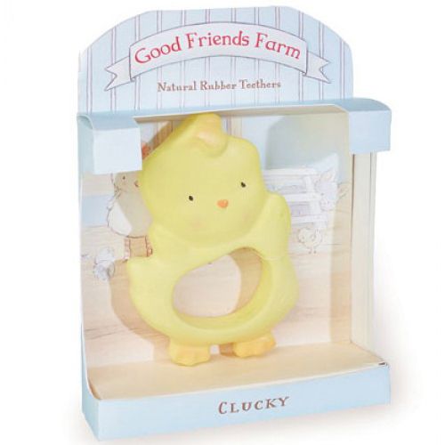 Clucky Duck Natural Rubber Teether