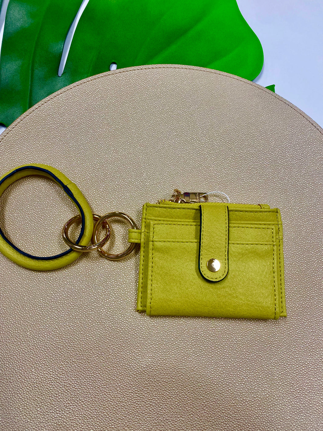 Jen & Co. Mini Snap Wallet Key Ring